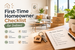 First-Time Homeowner Checklist for Indians: Everything to Sort Out Before You Move In